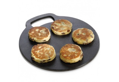 Kitchen Craft Traditional Welsh Cast Iron Baking Stone (27cm x 6.5mm / 10.5" x 0.75")